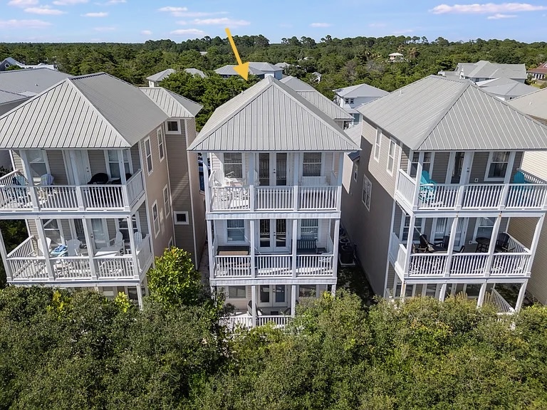 Beach of Mind is...inhaling the gulf breezes from one of the three balconies 