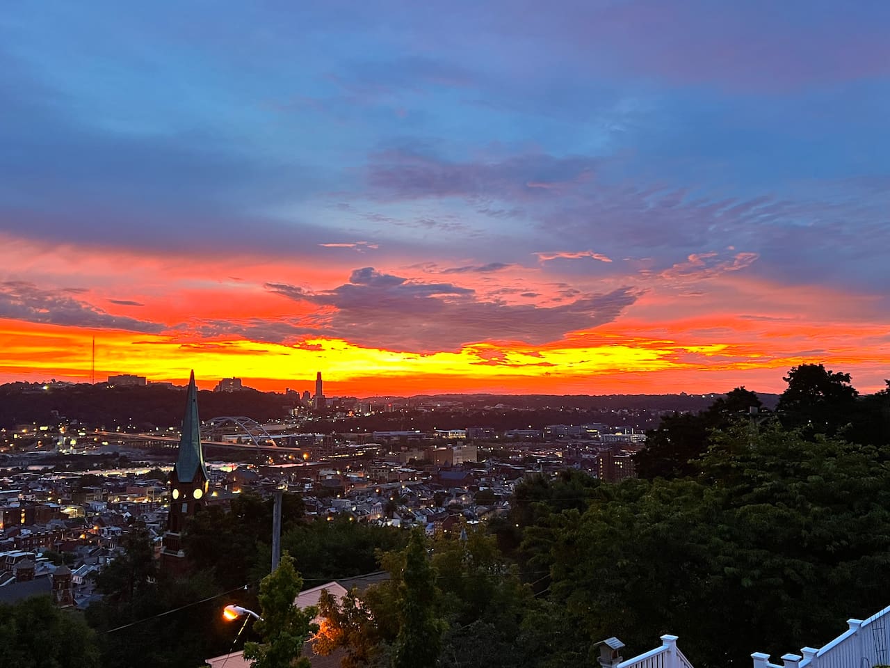 Not only do we have breathtaking sunset views, but we have stunning sun rise views, too. Best of both worlds here!! No filter!