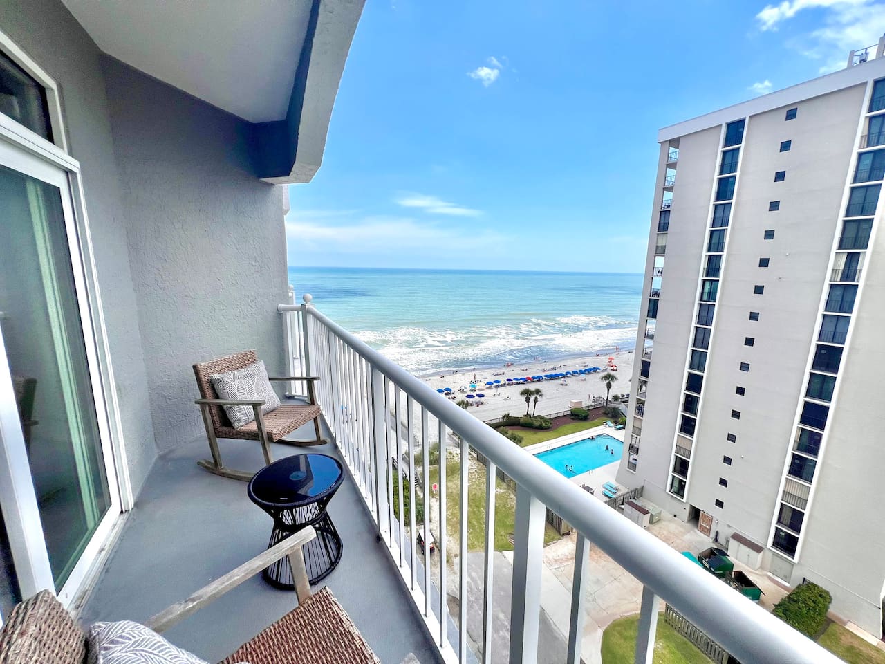 Photo taken directly on the balcony 