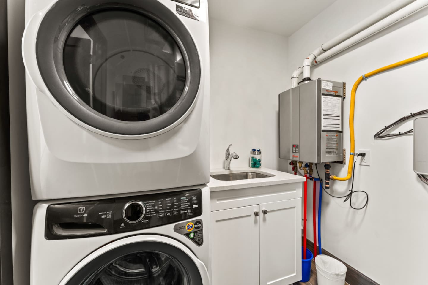 Each condo features a laundry room on the 3rd floor.