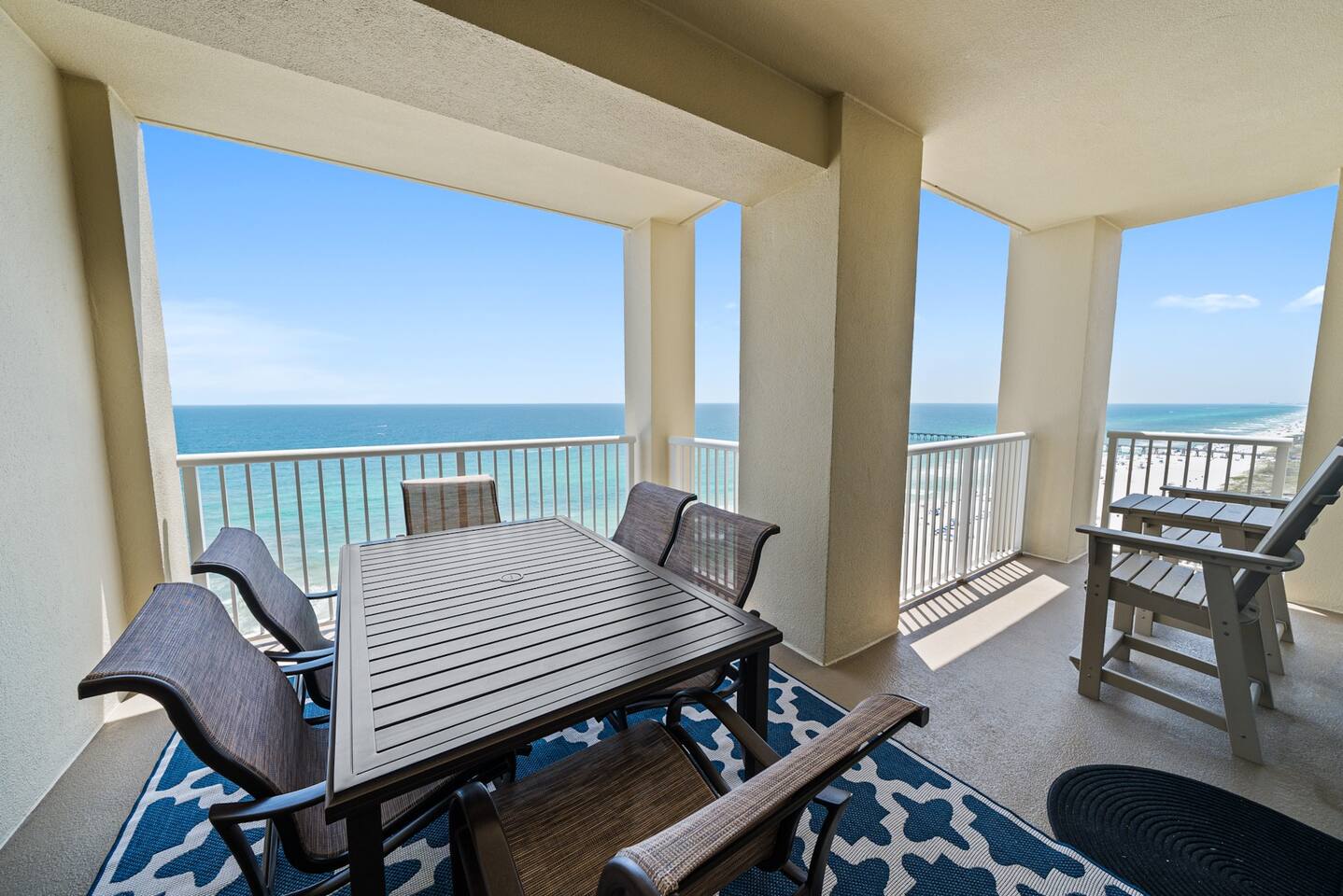 The perfect place to have coffee in the mornings and dinner in the evenings, while watching the gorgeous sunsets! 