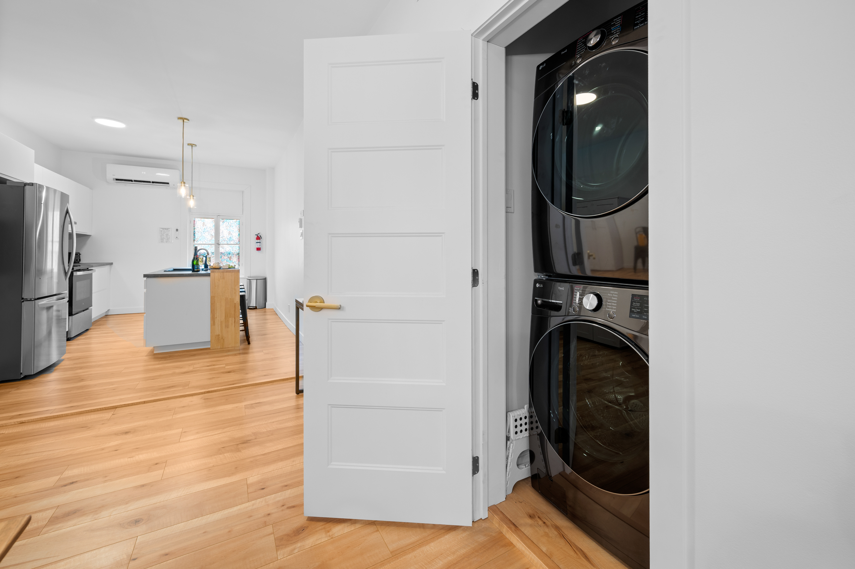 Premium laundry area with stylish finishes