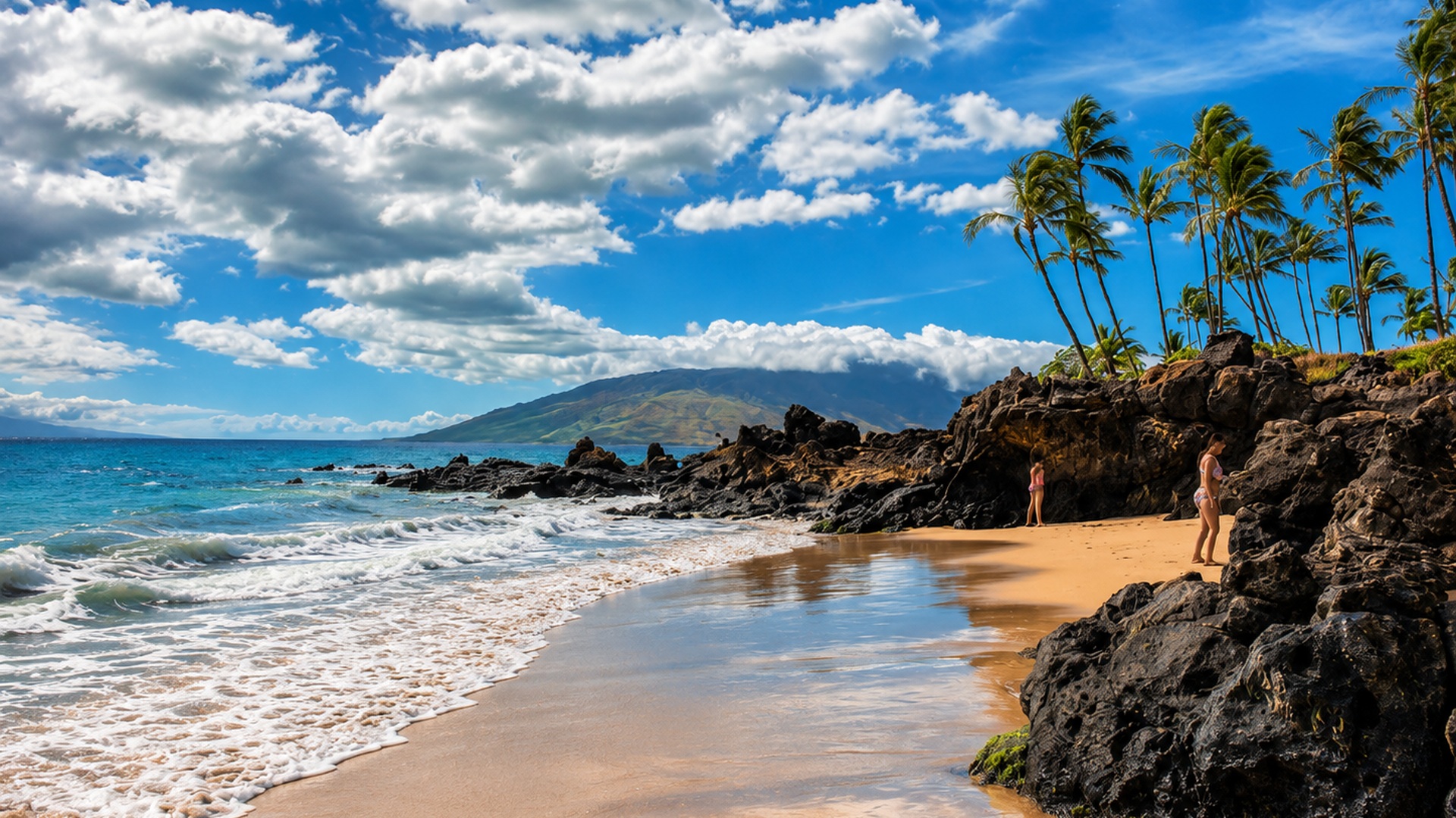 Take a 5 minute walk to Charley Young Beach across the street from our condo!