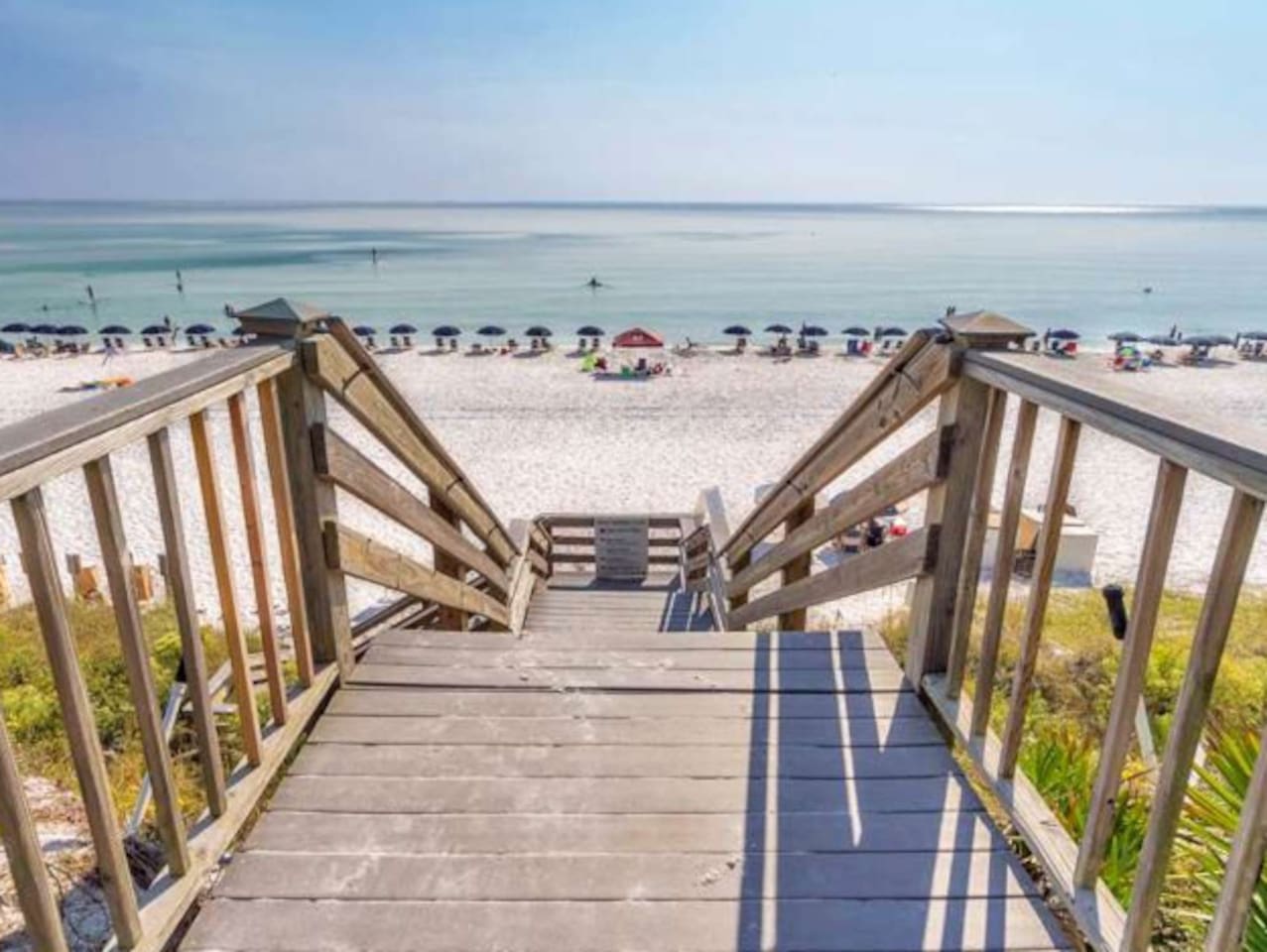 Short walking distance to private beach access. 
