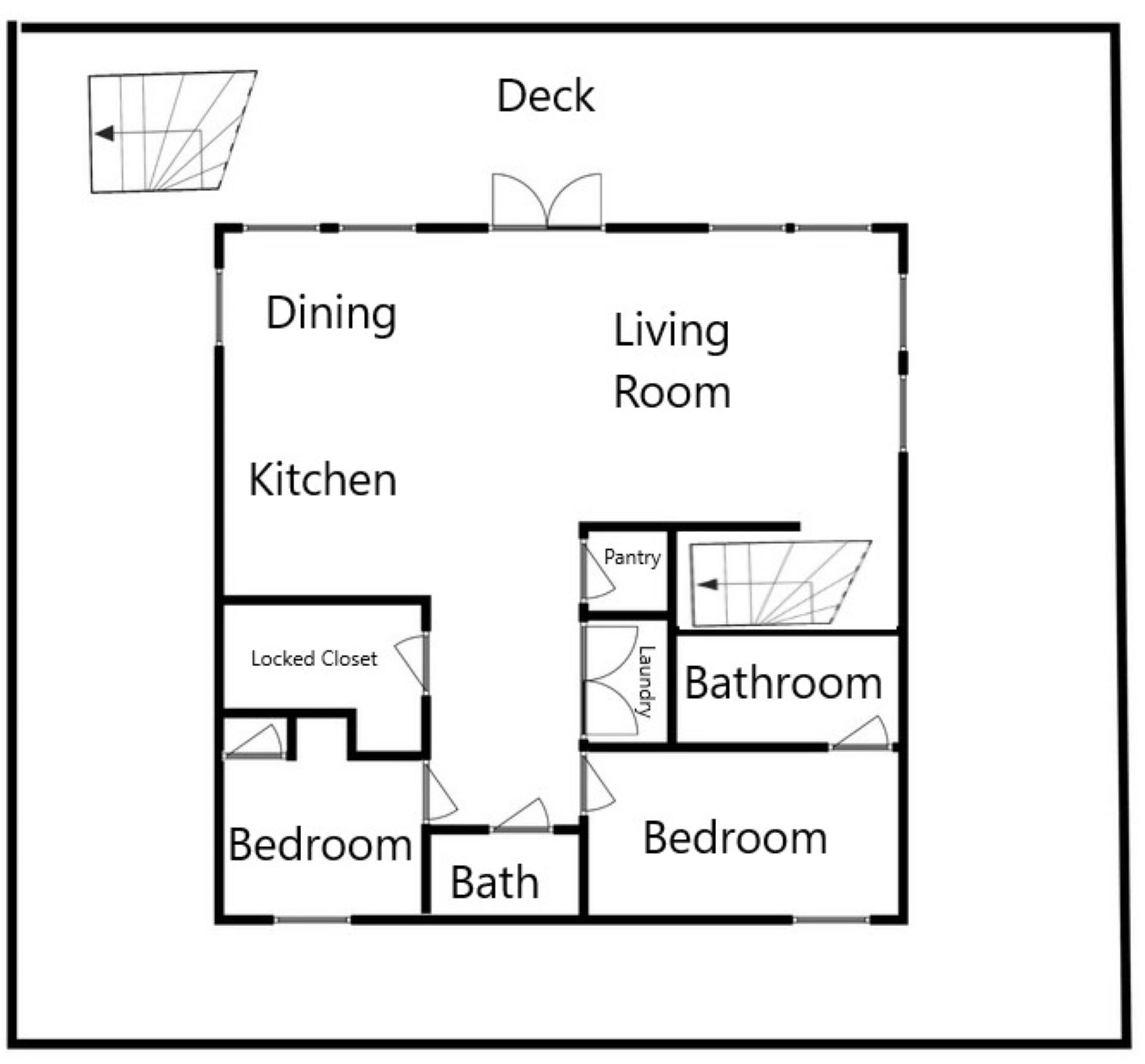 Main Level Floor Plan
