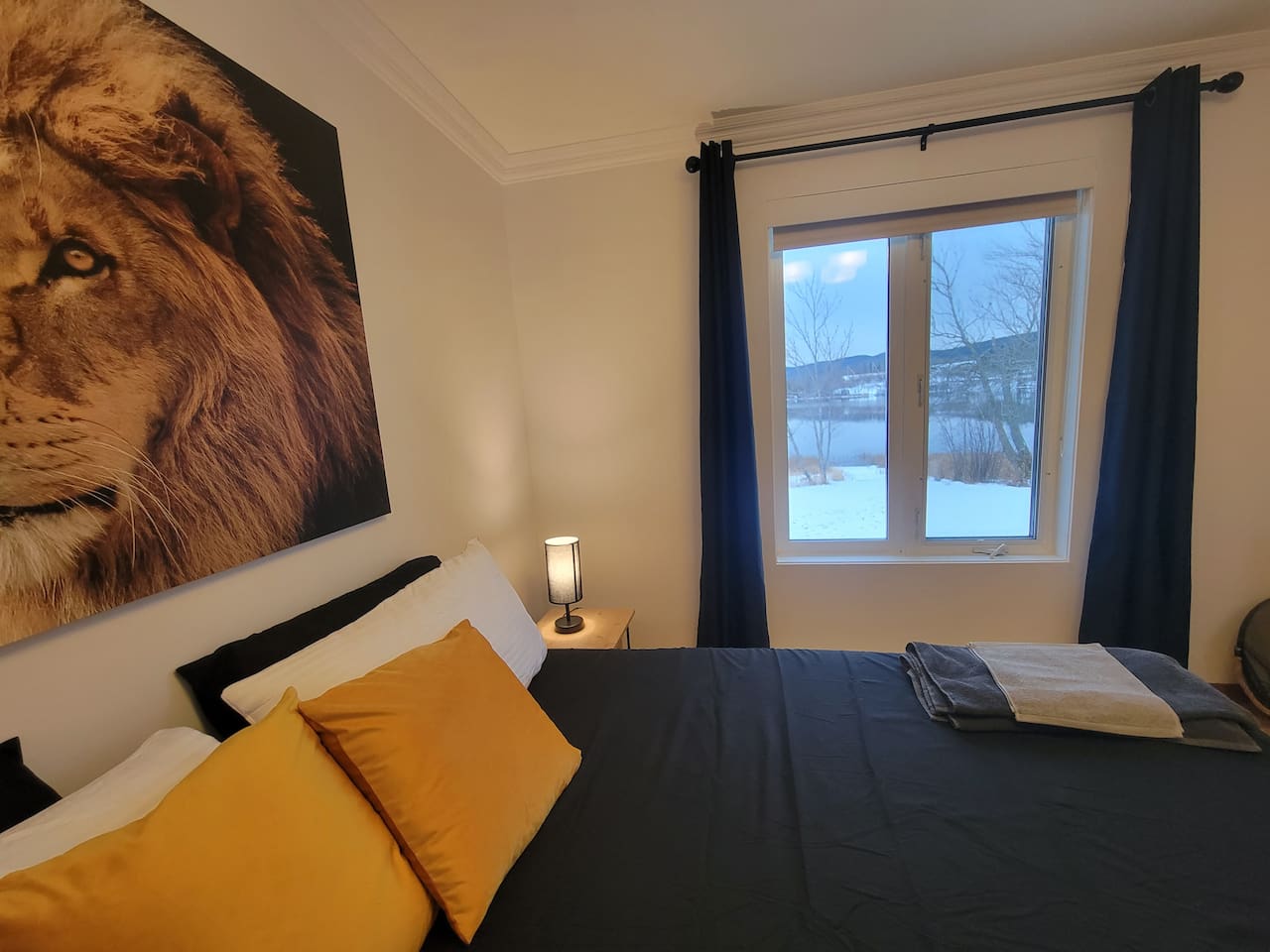 Vue sur le Lac de la chambre principale!