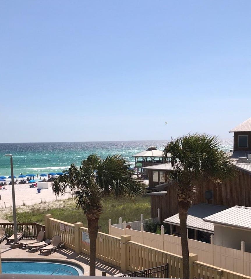 View from our balcony 
