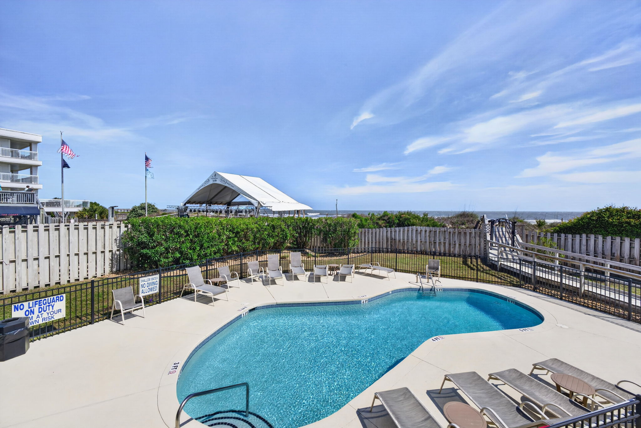 Community Pool |1006 Ocean Blvd, Isle of Palms, SC | 102 Dunescape | IOP Escapes