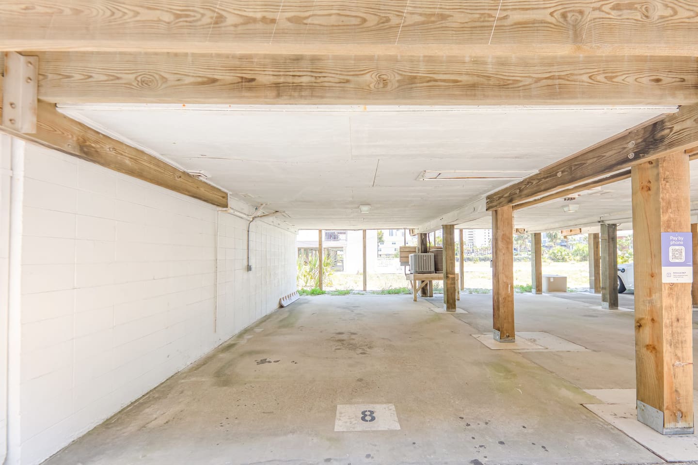 Parking Space: Convenient covered parking to keep your vehicle protected while you explore Gulf Shores!