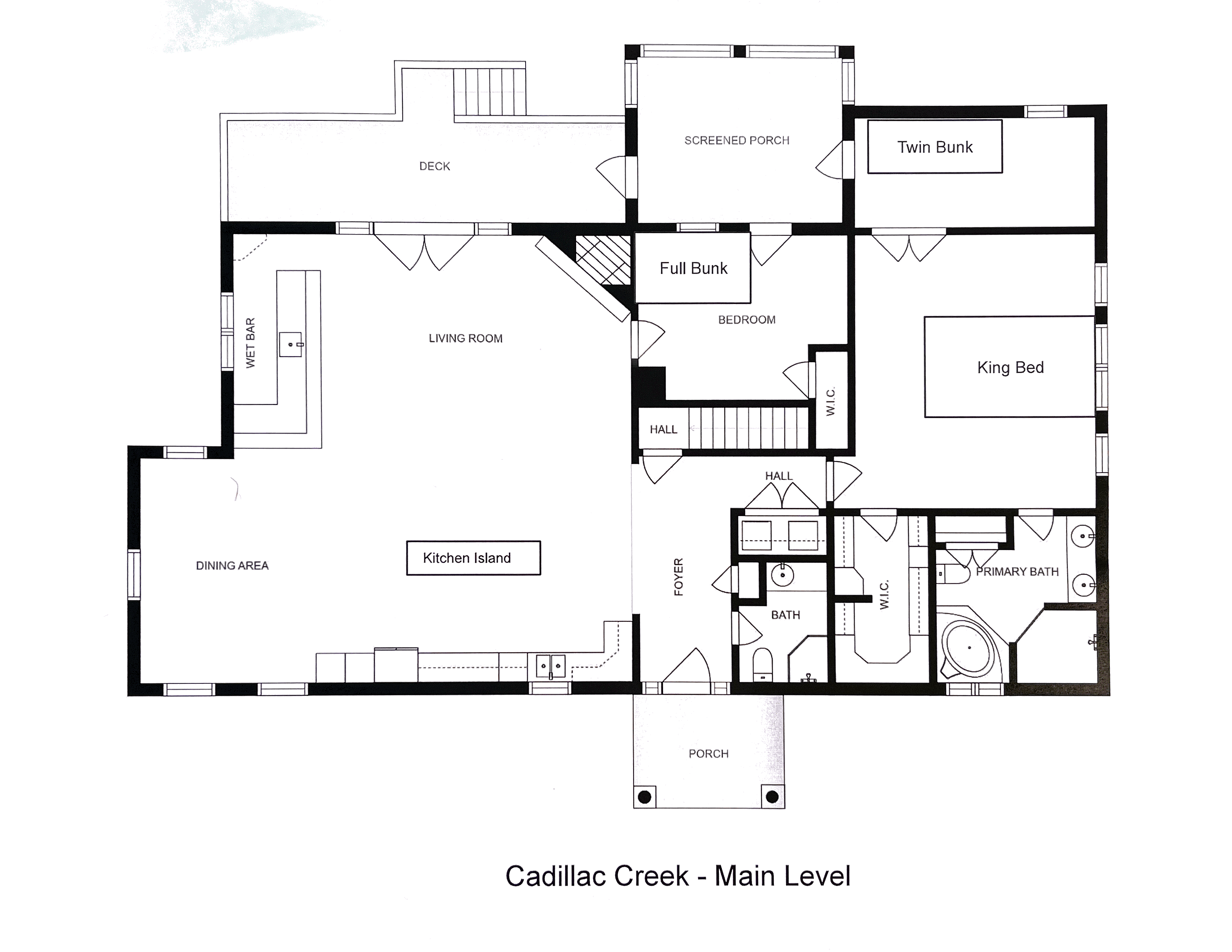 Main Level Floorplan