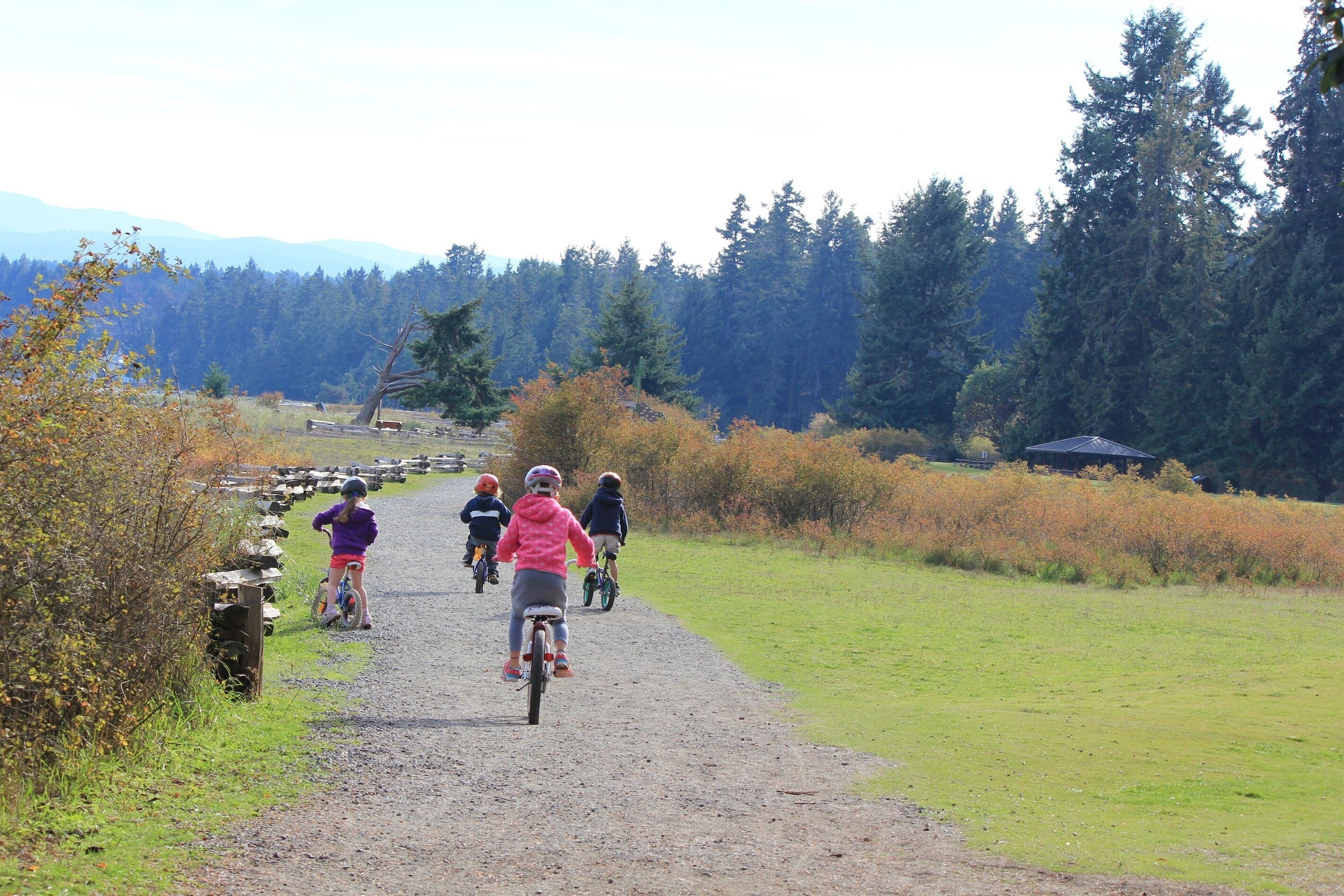 Rathtrevor park paths next door!