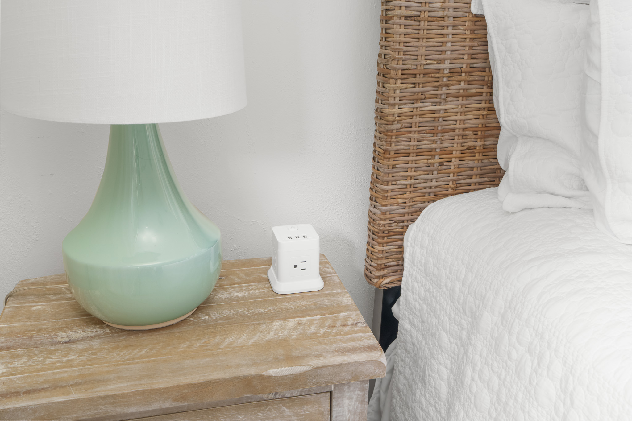 USB port outlets in all bedrooms
