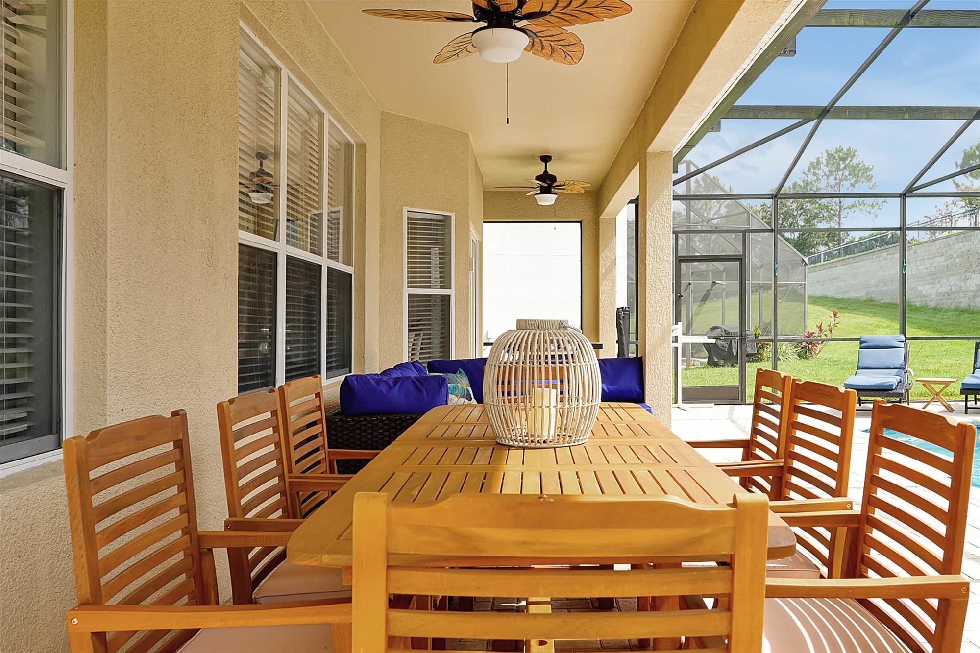 Outdoor Table seats 8