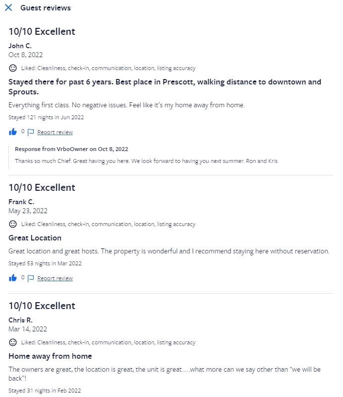 Browse our reviews on top booking sites and book your perfect getaway