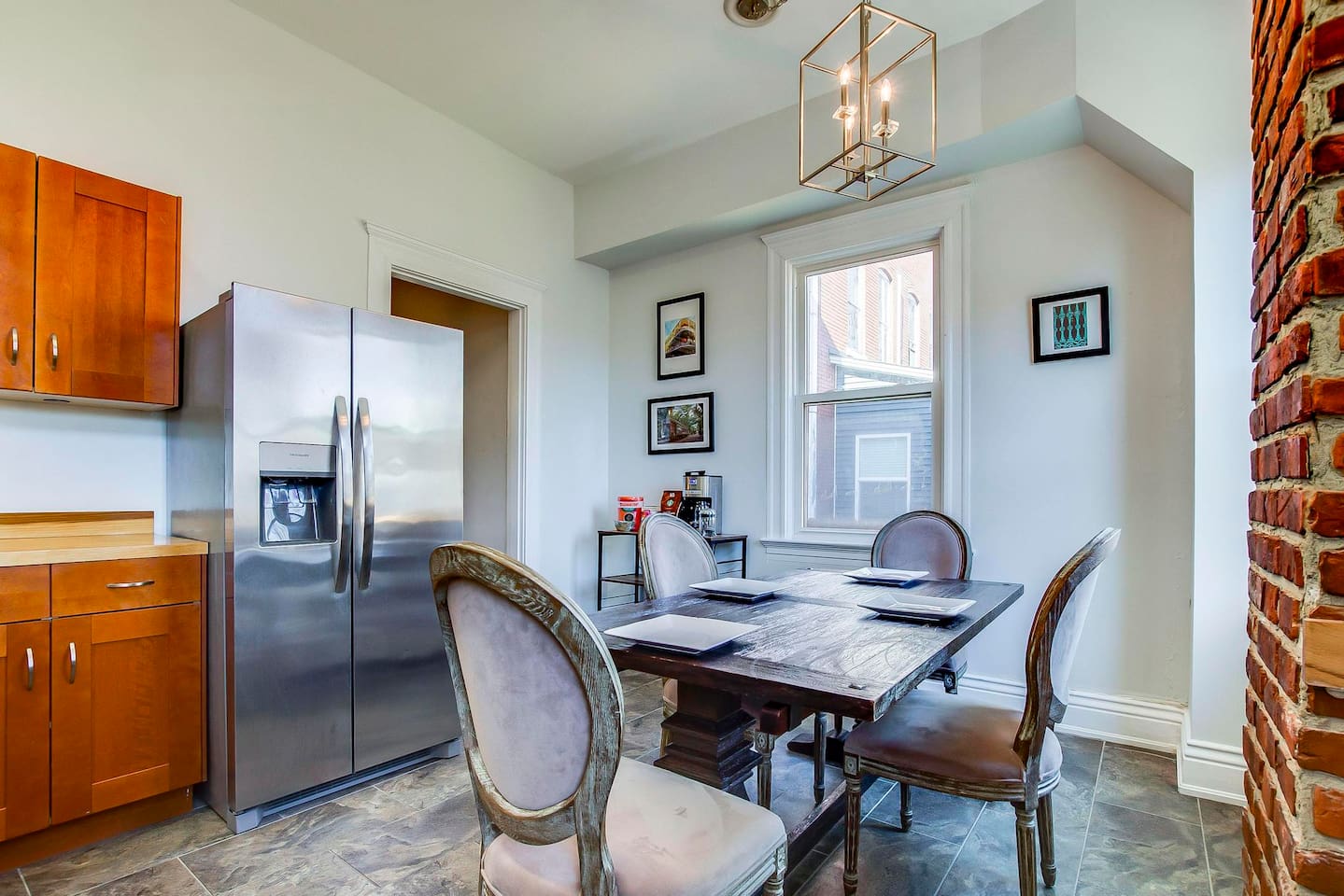Full Kitchen and Dining Area
