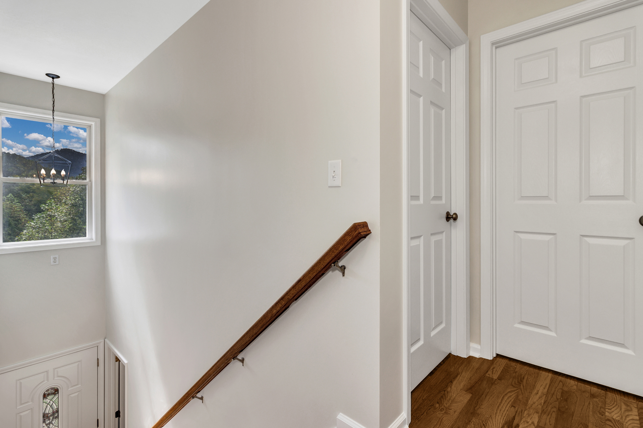 Upstairs Landing with Mountain View