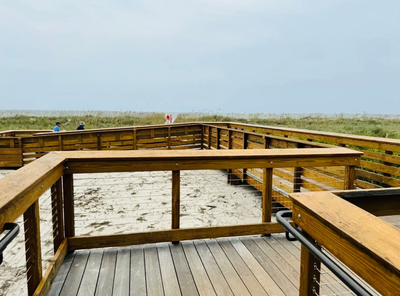 Boardwalk deck at the beach