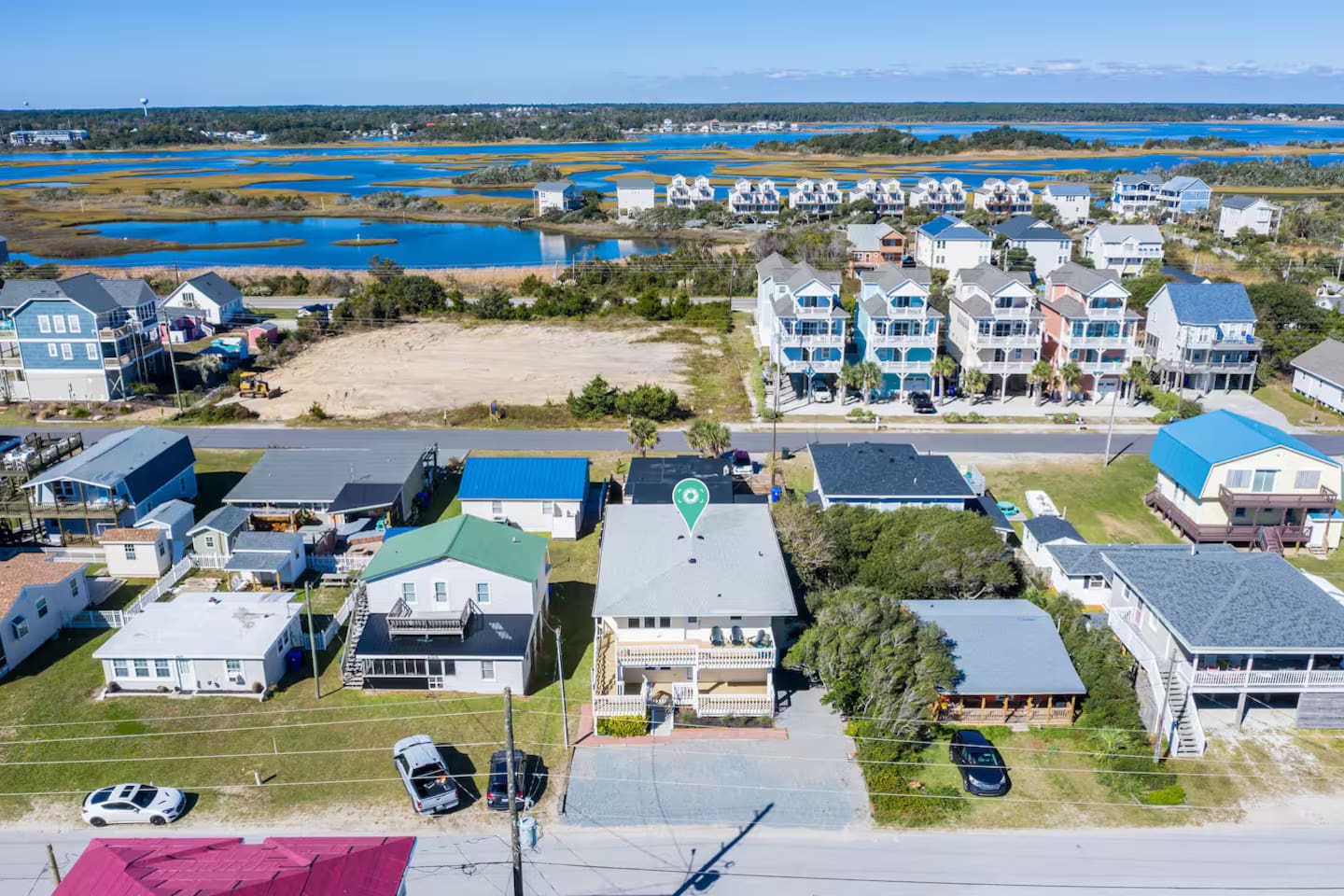 Just 500 ft from closest public beach access.