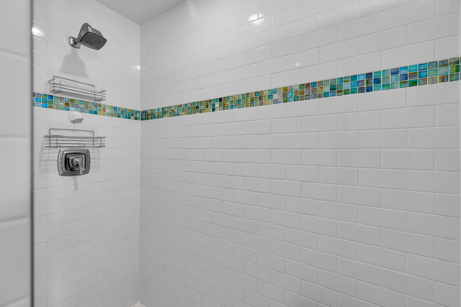 Downstairs walk-in shower