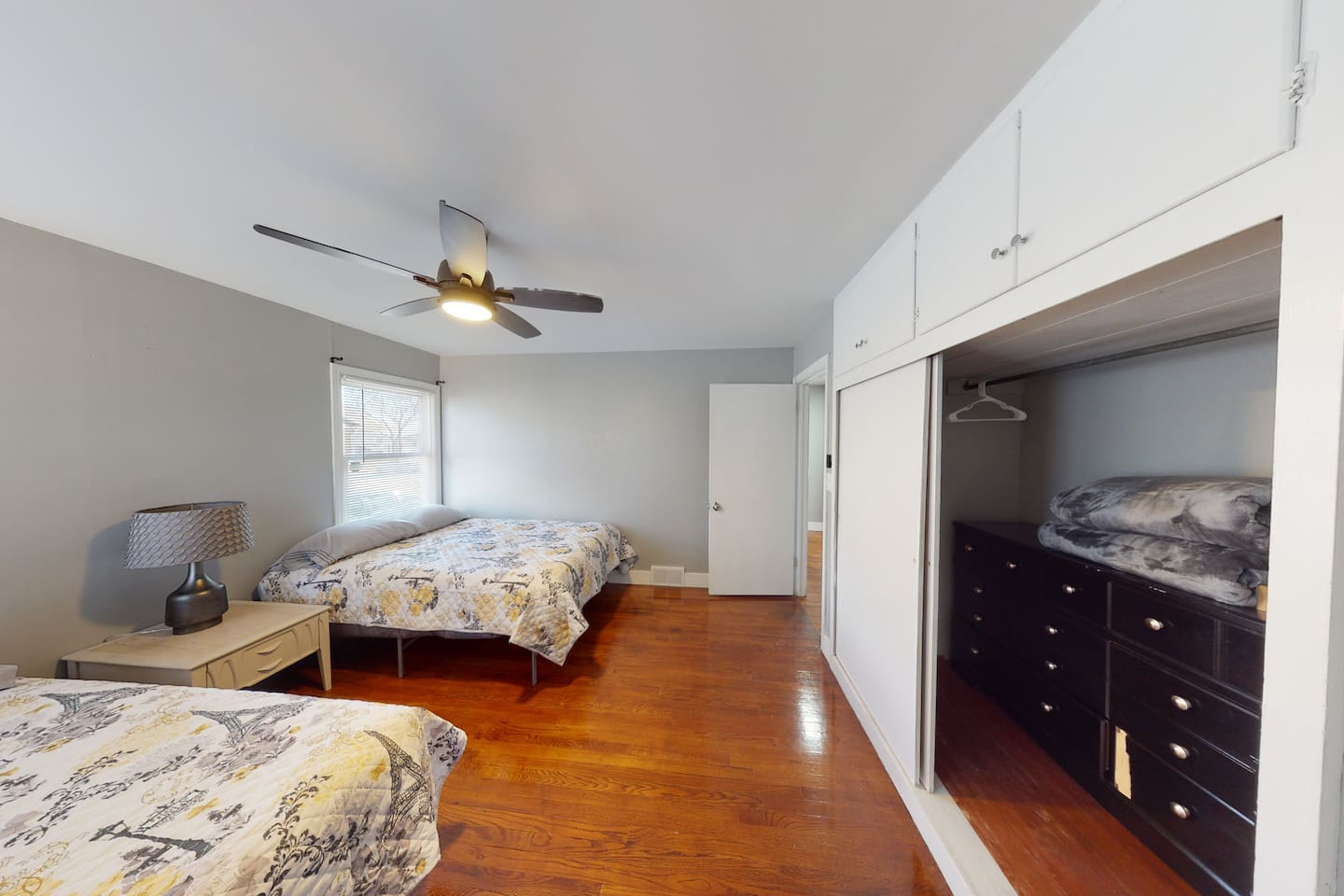 Bedroom #2 with 2 queen beds (upstairs)