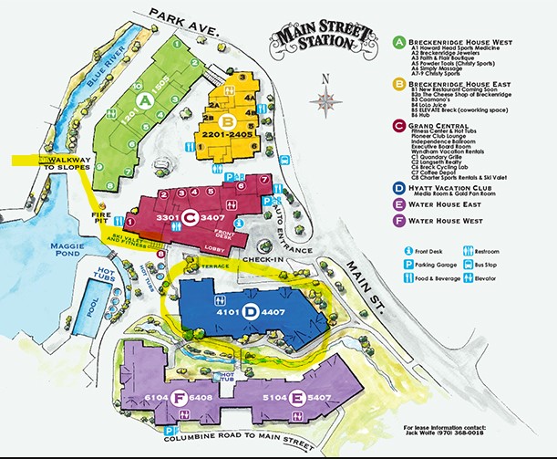 Map of Property - Hyatt Building D