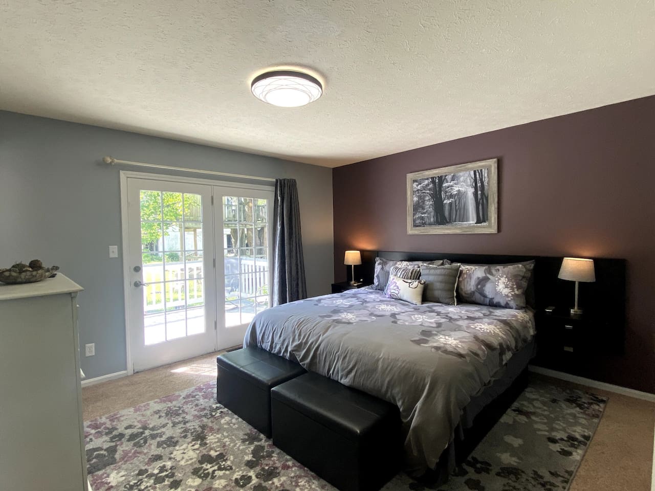 Glorious mornings start here—split king bed and a deck made for coffee and calm ☕️ #WakeUpWanderOut