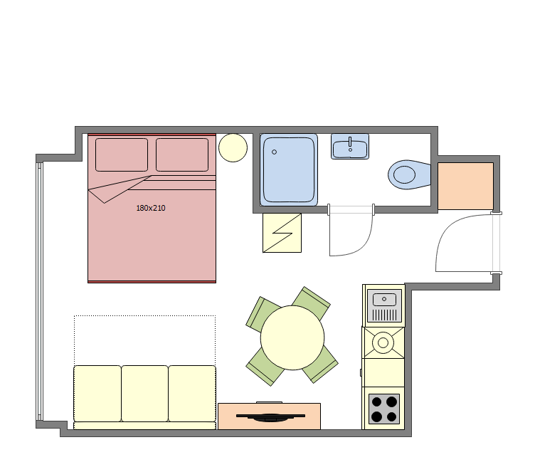 Plan of the apartment
