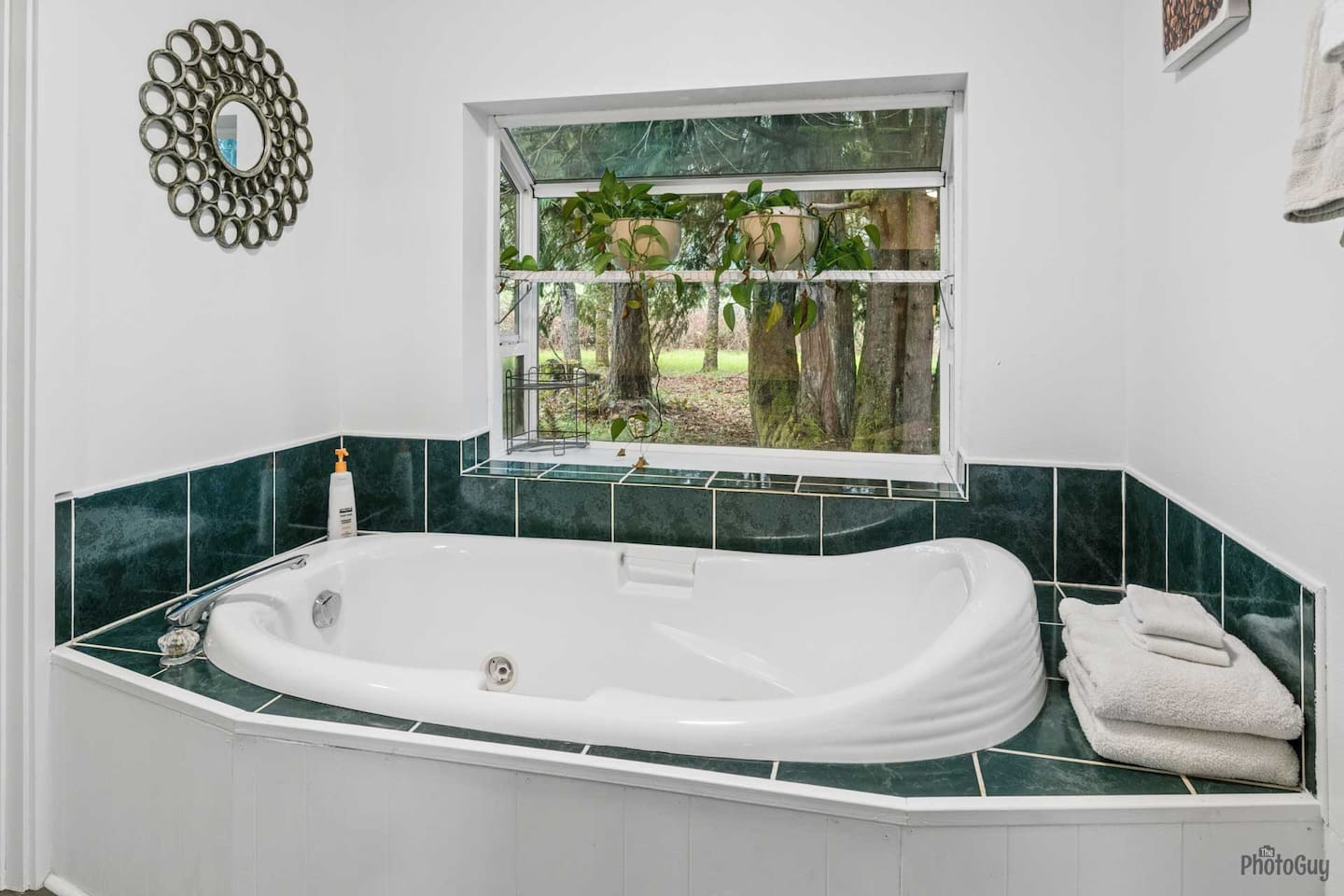 Master bathroom jetted tub