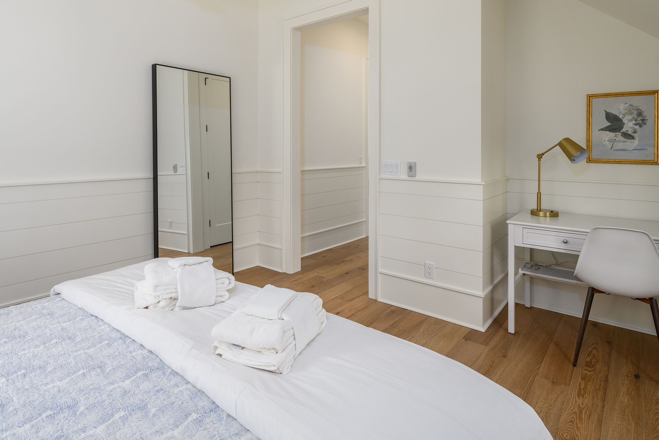 Upstairs front corner bedroom