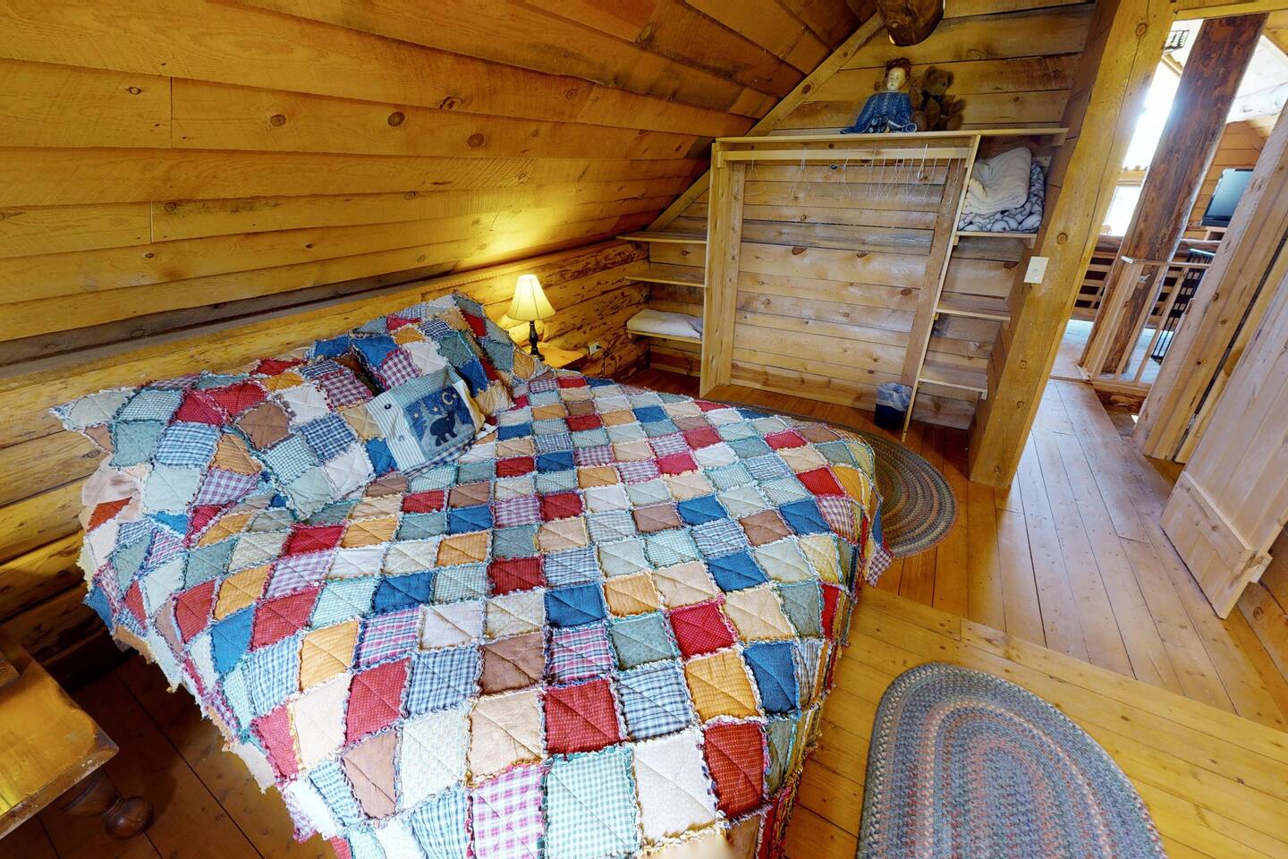 2nd Floor Bedroom with door to deck