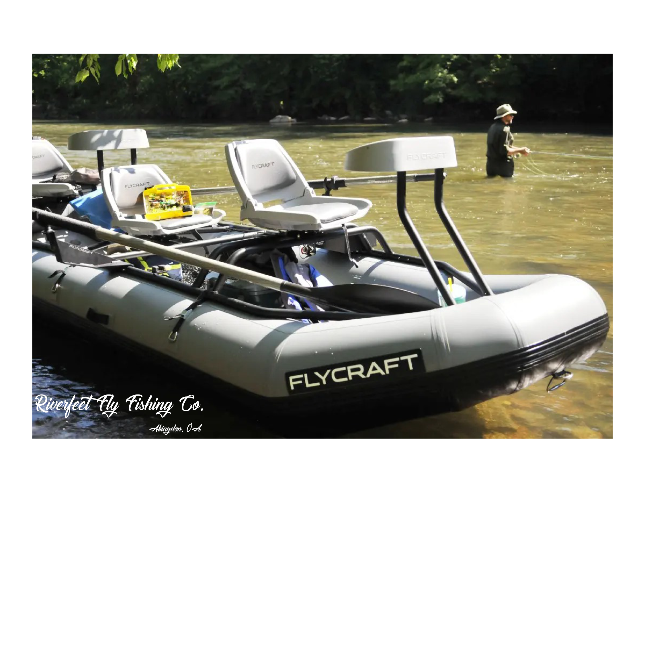 Guided fly-fishing trips on local rivers with Riverfeet Fly Fishing Company. Most rivers are a short drive from your stay. Or, take a fly fishing lession on dry land. Fun times for everyone!