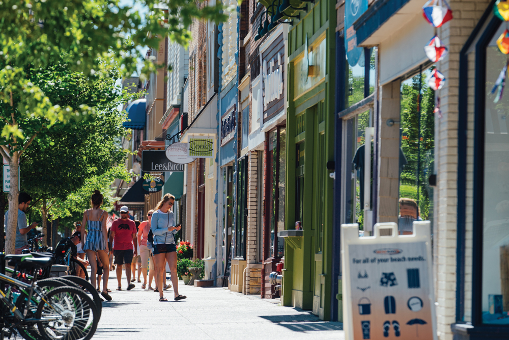 Downtown Grand Haven: Walkable shops, great dining options, and waterfront paths