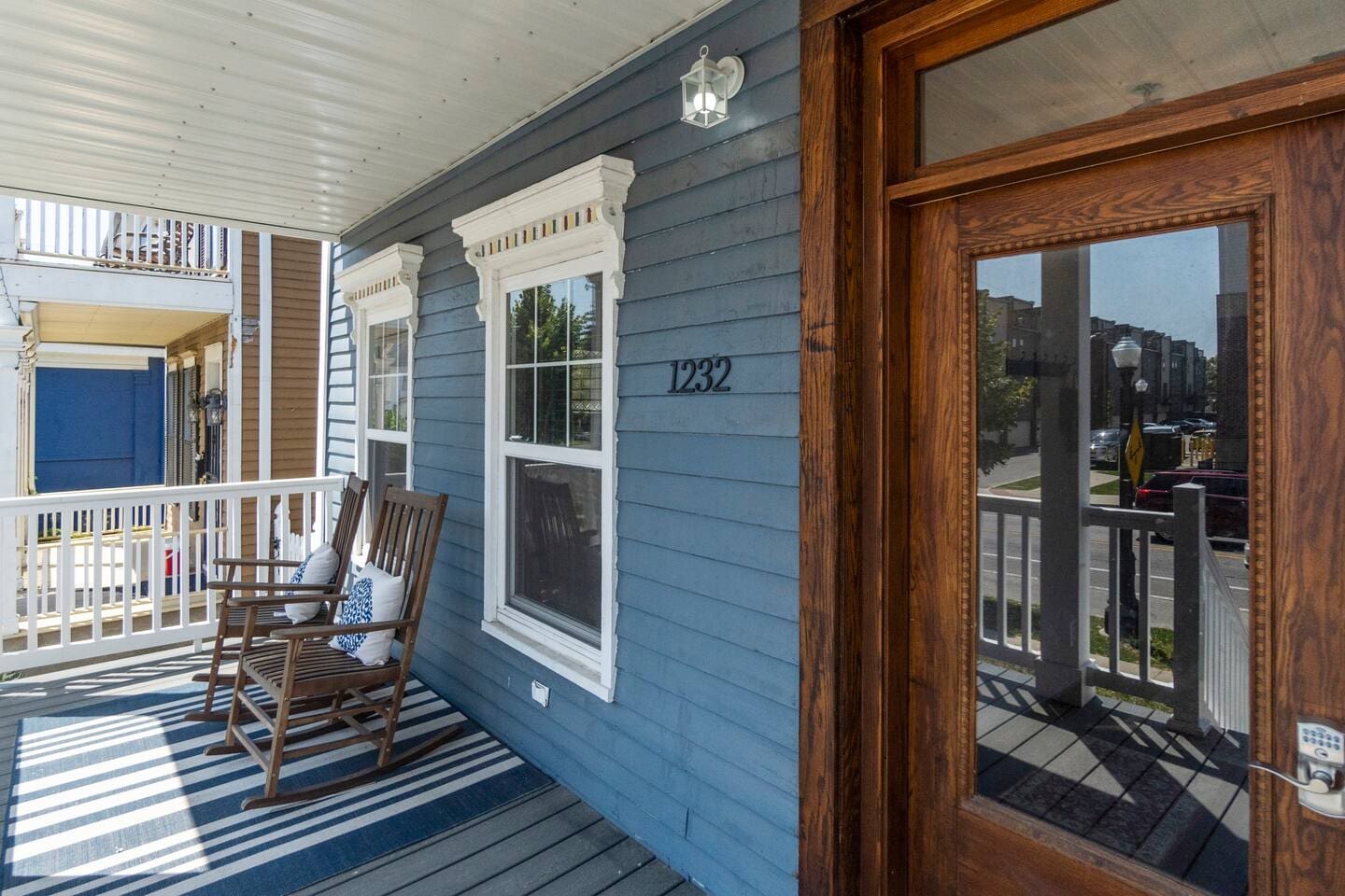 Charming patio, perfect for outdoor relaxation with seating and a peaceful atmosphere.