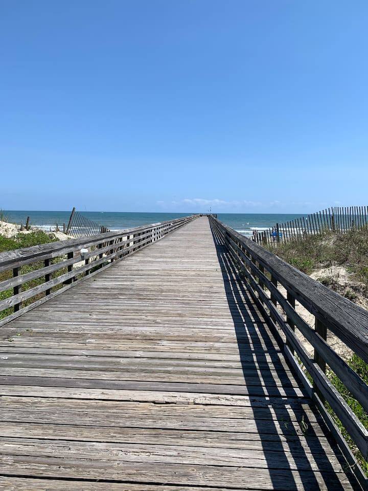 Private Pier | Beach Break | IOP Escapes Vacation Rentals | 1400 Ocean Blvd 106B, Isle of Palms SC