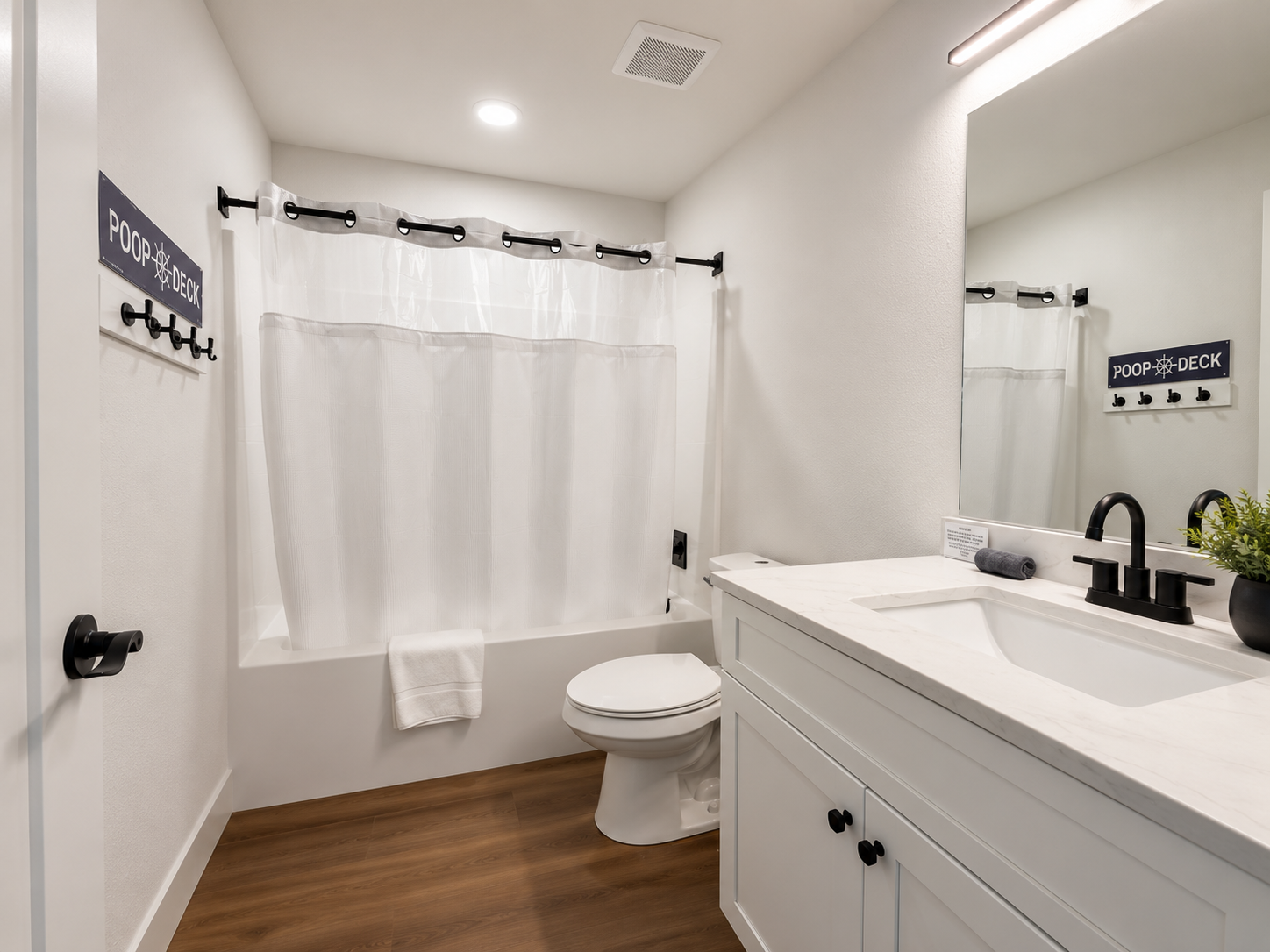 typical bathroom layout