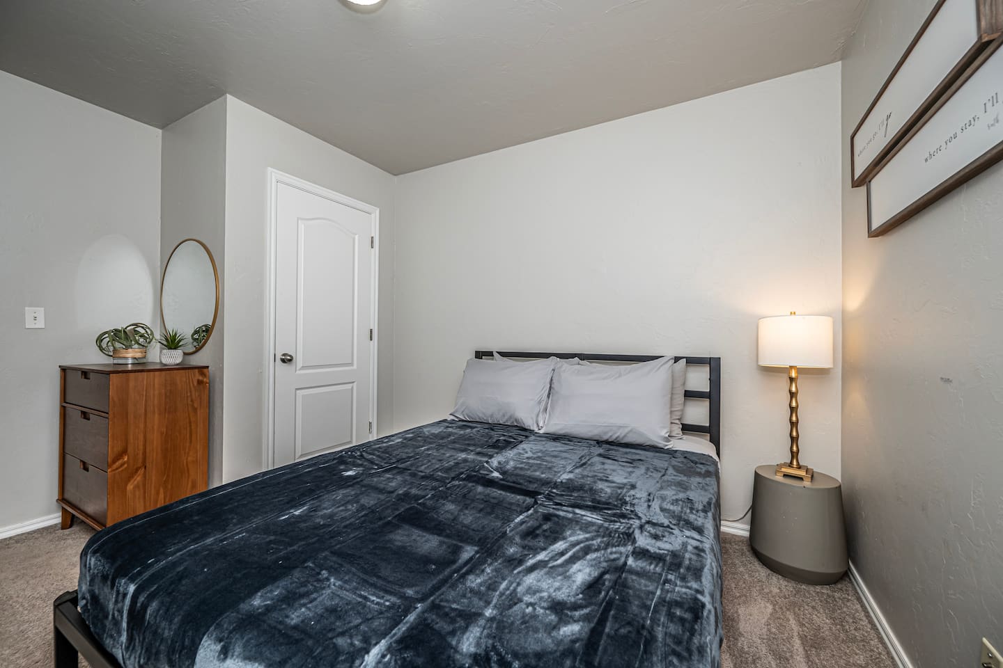 Inviting queen bedroom—perfect for friends, family, or extra guests.