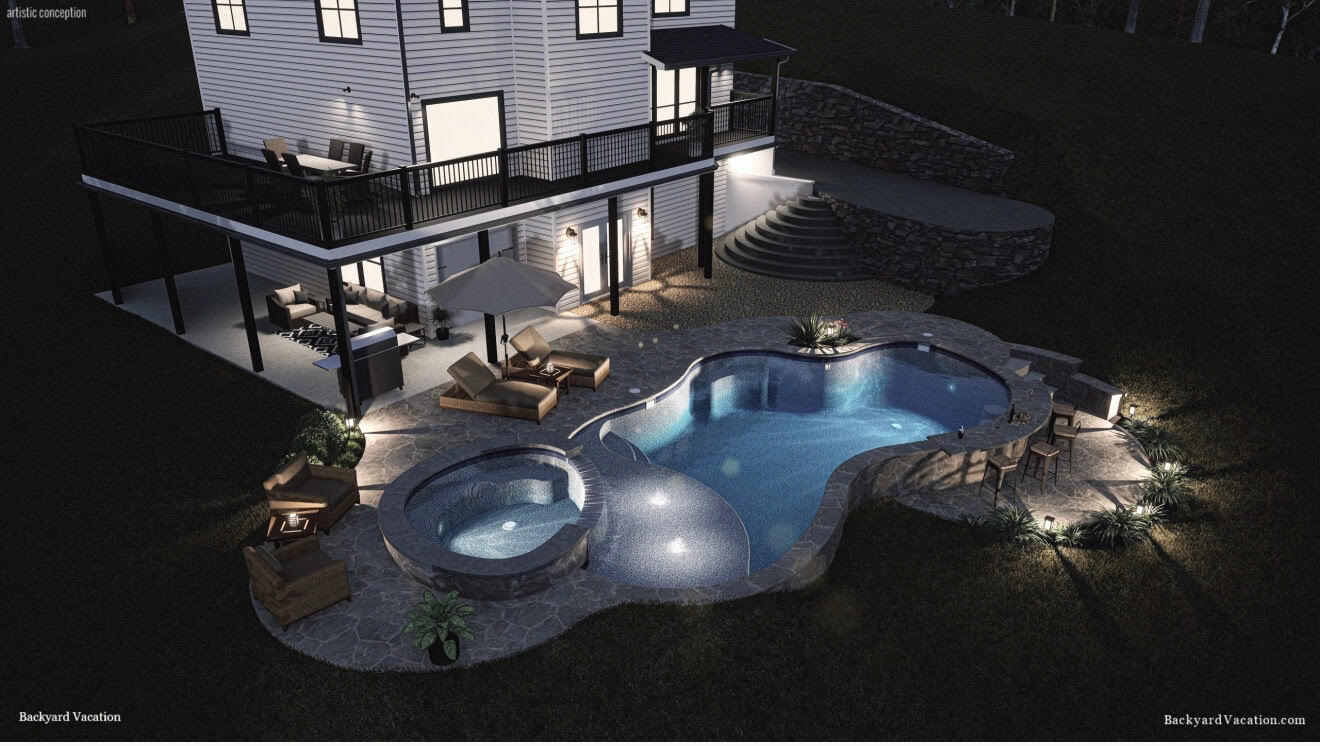 Pool and hot tub completed by 3/26/26