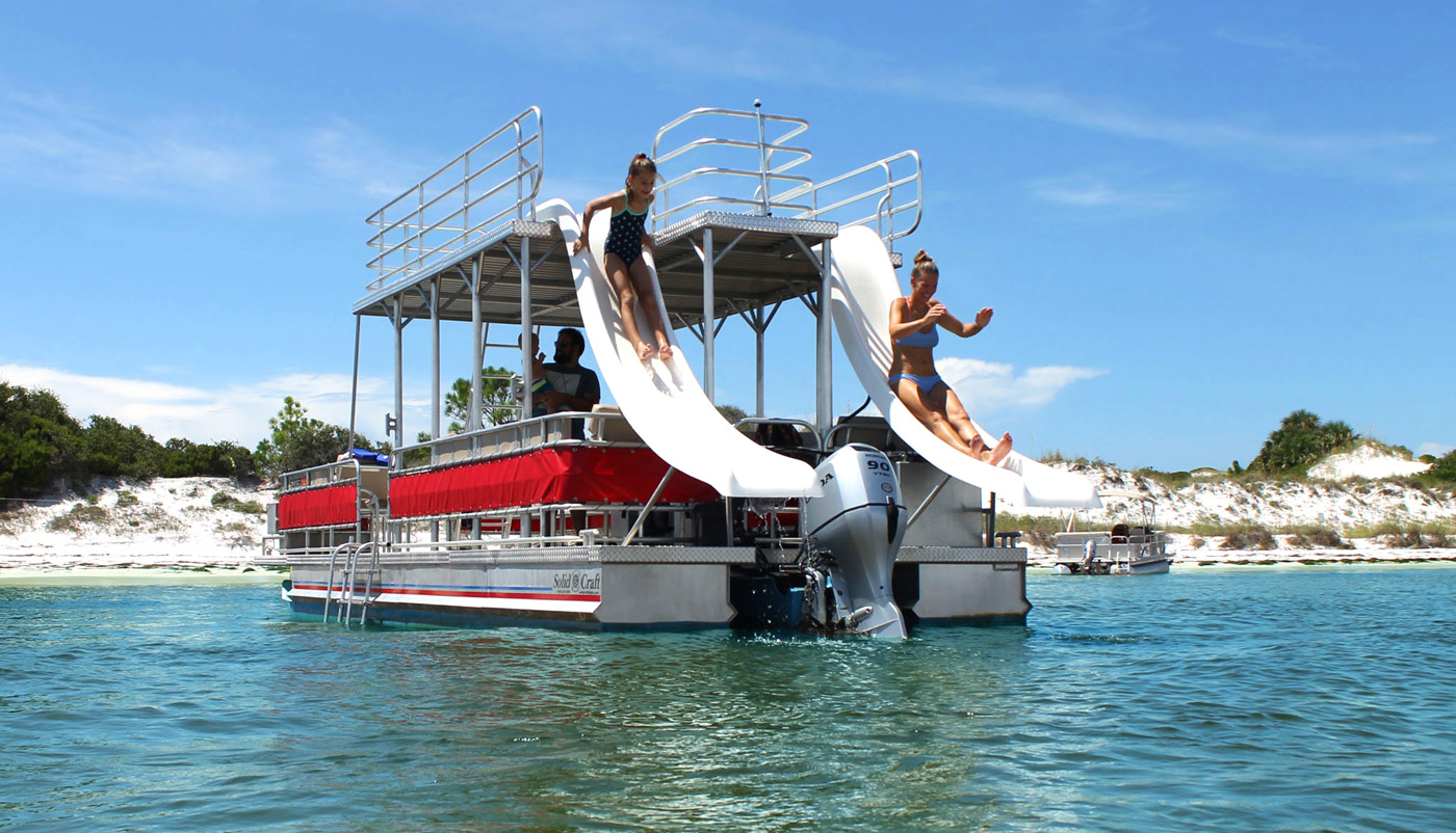 Pontoon boat rentals. Local-area attraction or activity; off-property and not included with your stay.