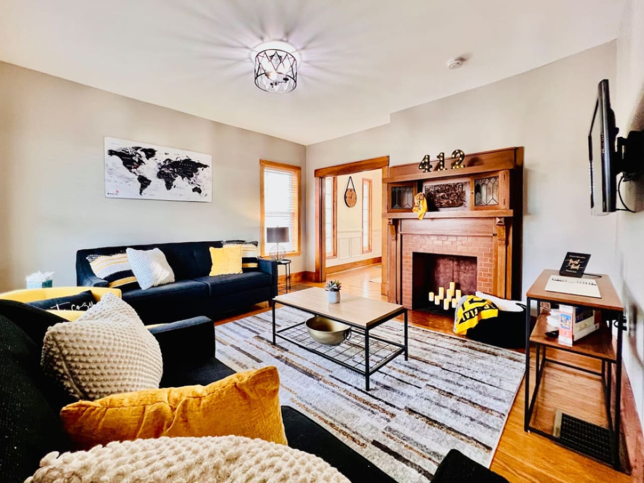 Spacious living area with plenty of room to relax, entertain, and enjoy the comfort of your home away from home.