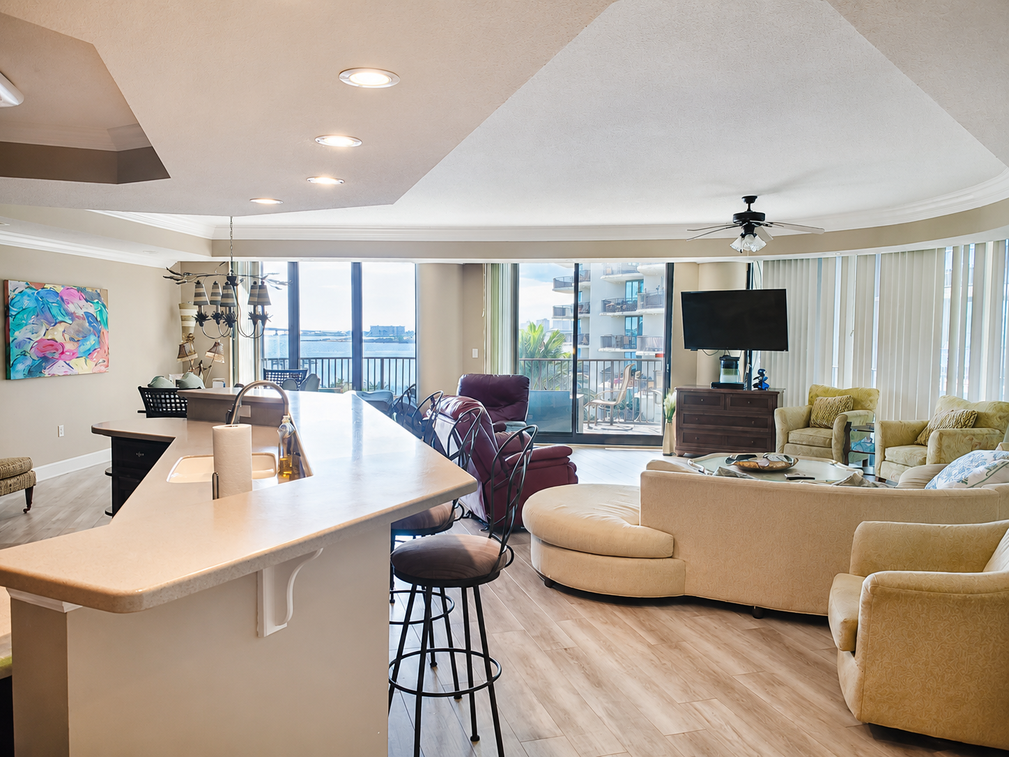 view of living space