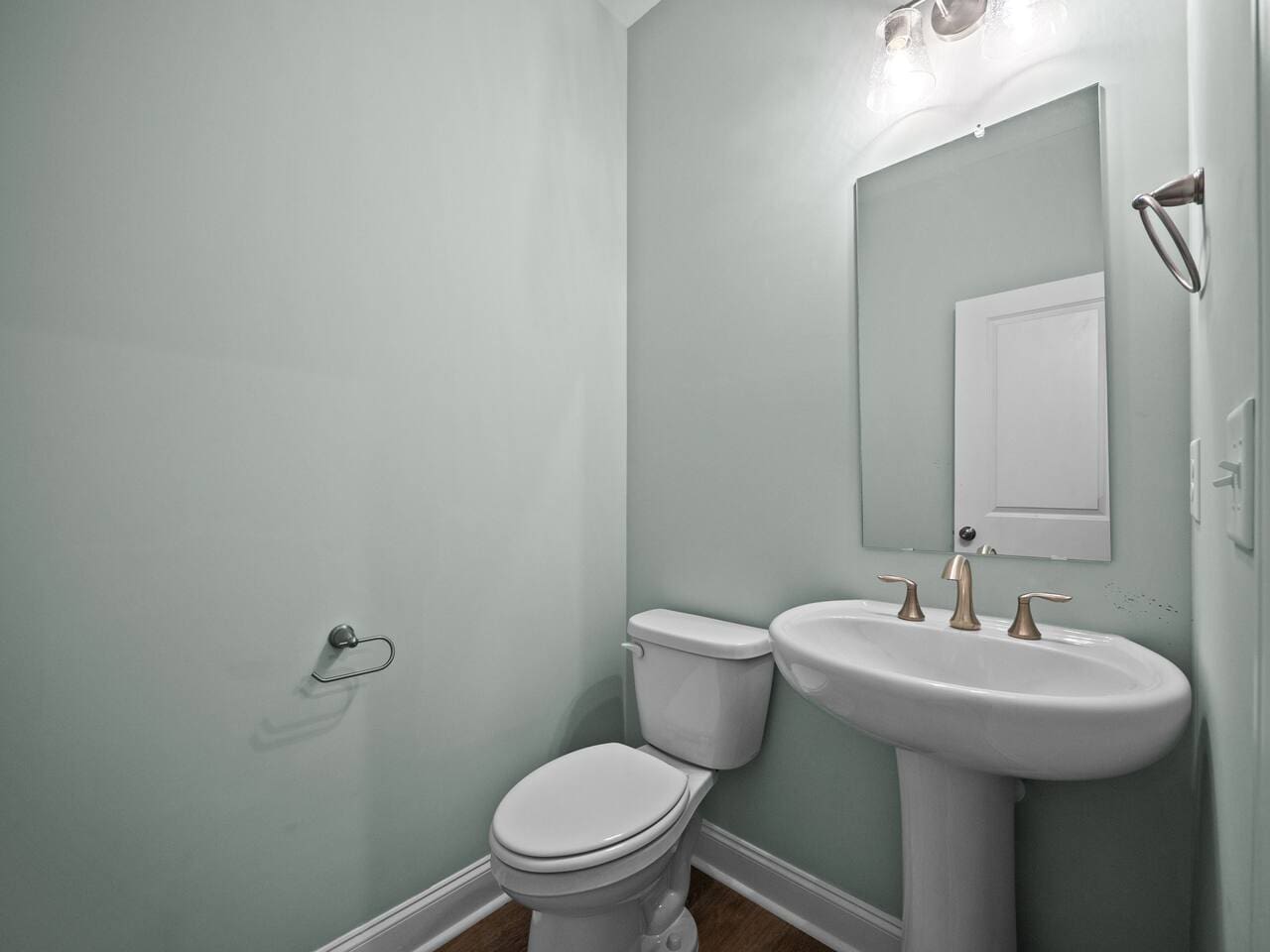Half bath off kitchen