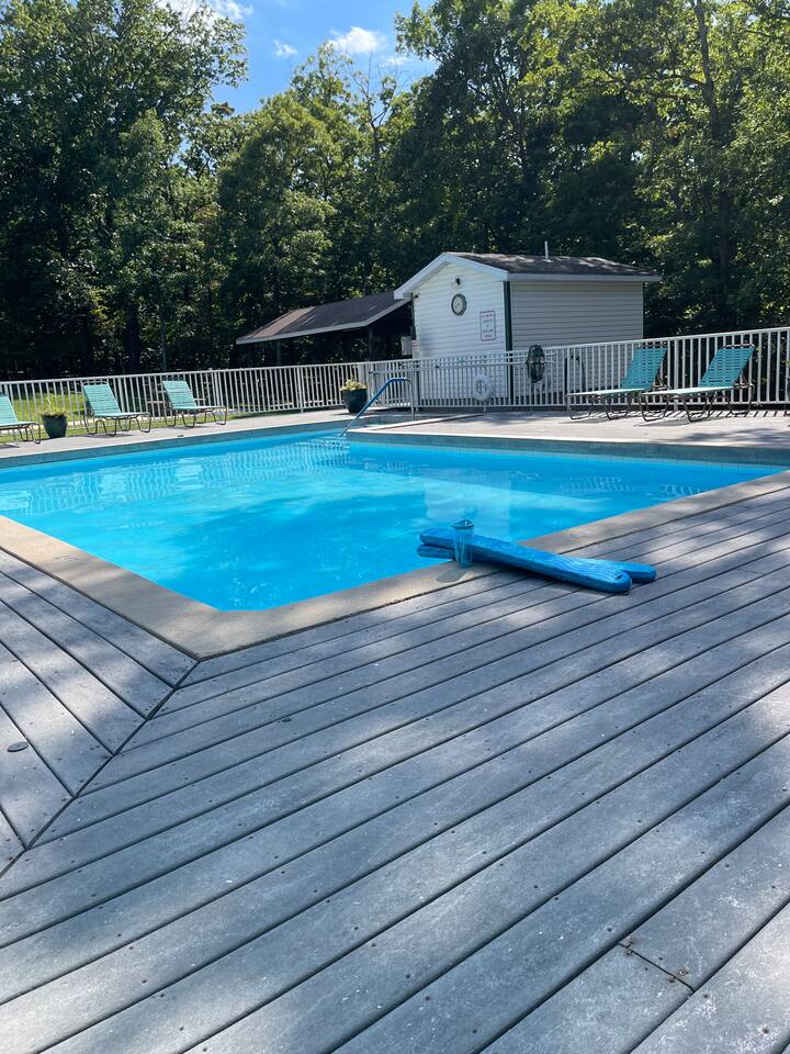 Grand Point Subdivision Pool - The owners pool pass inside will be in the unit.  Pool is located on Grand Point Blvd. Follow all rules posted poolside. There is surveillance by the Lodge of Four Seasons here. 
