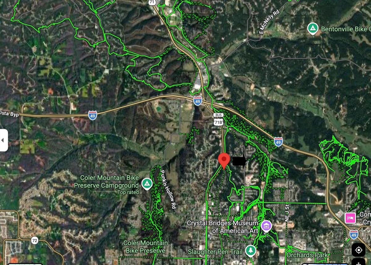 Ideally located near Bentonville's best trails, dining, and attractions.