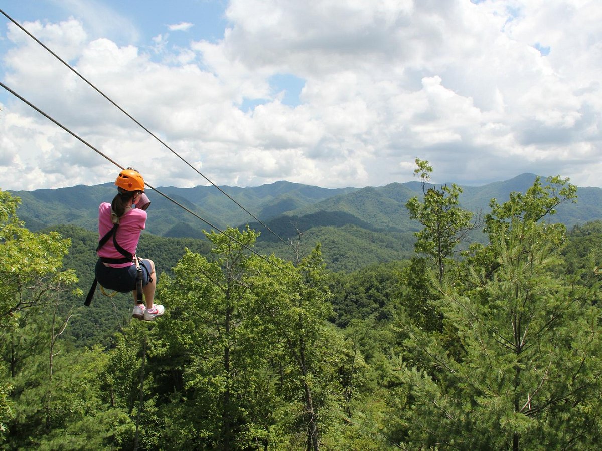 Zip Lining Thru Smokies
