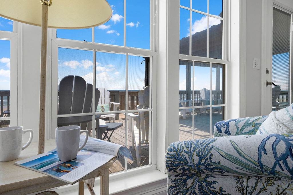 Morning coffee with a view. It just doesn't get any better!