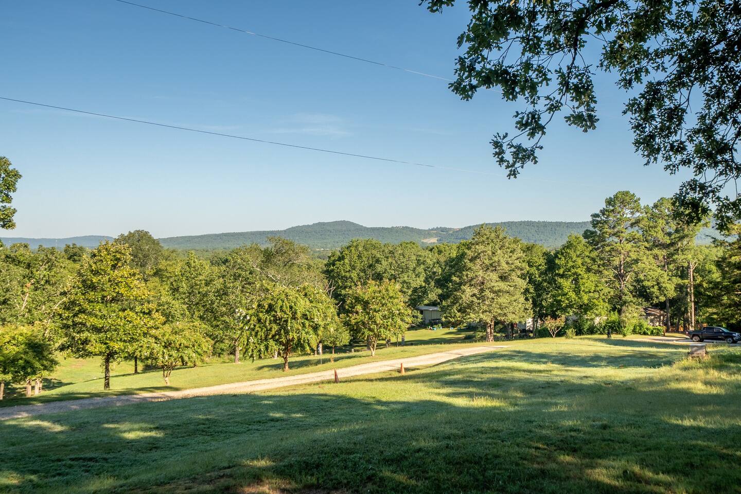 Stunning vista of Hot Springs Valley and Hwy 70
