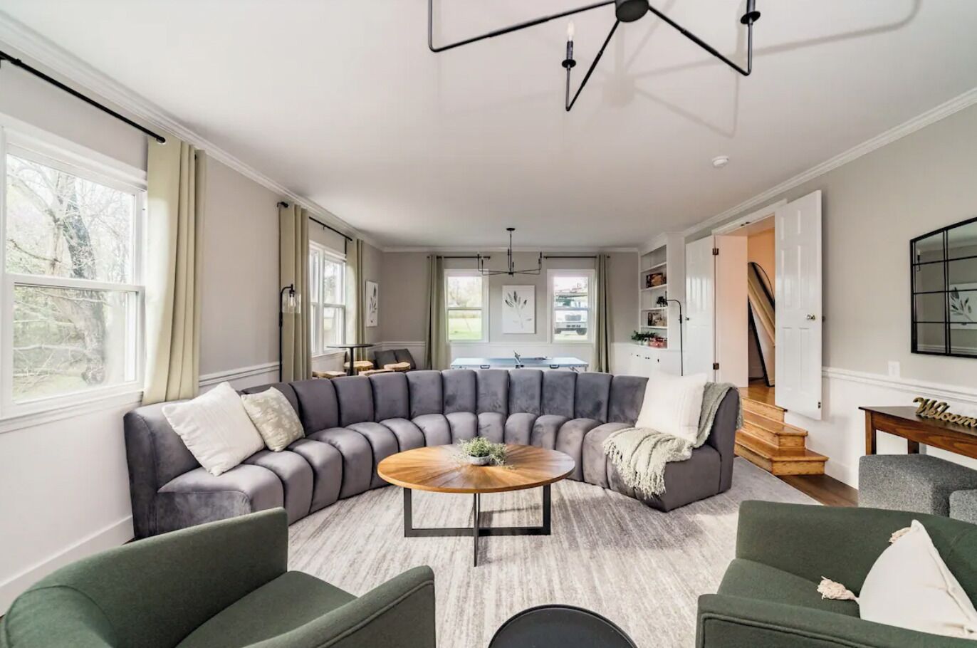 Spacious living area
