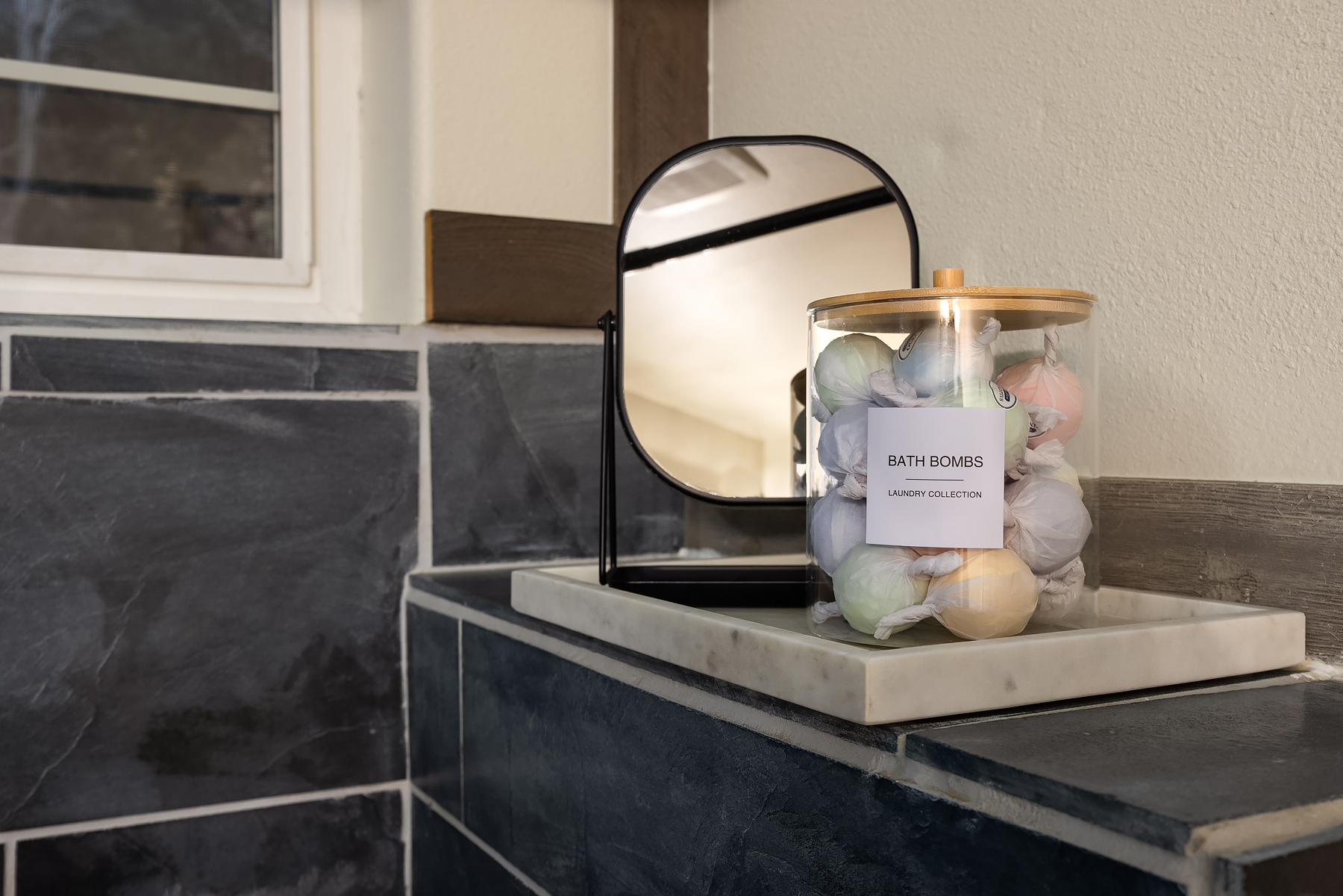 Bathroom #1: main floor with tub/shower combo