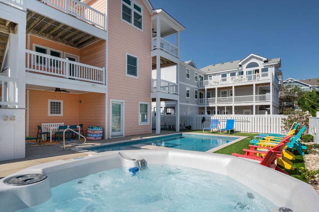 Covered outdoor seating area