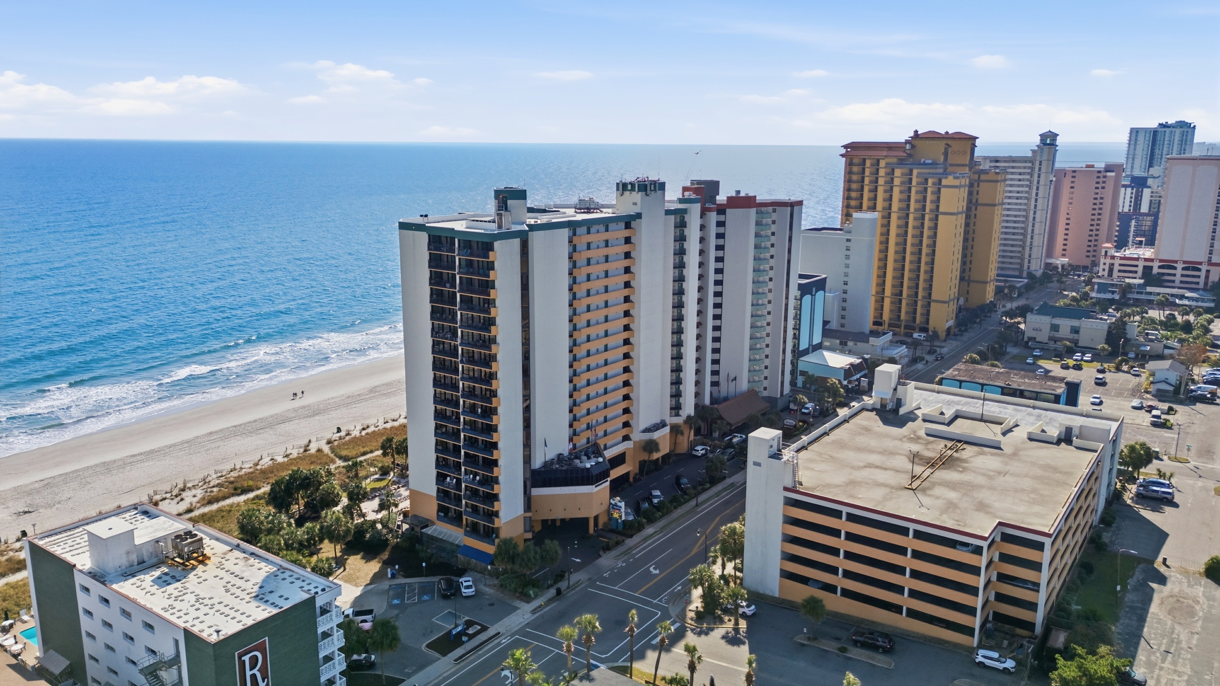 Parking is located across the street from the Resort.